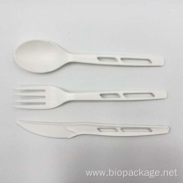 High quality 7 inch CPLA Knife Spoon Fork